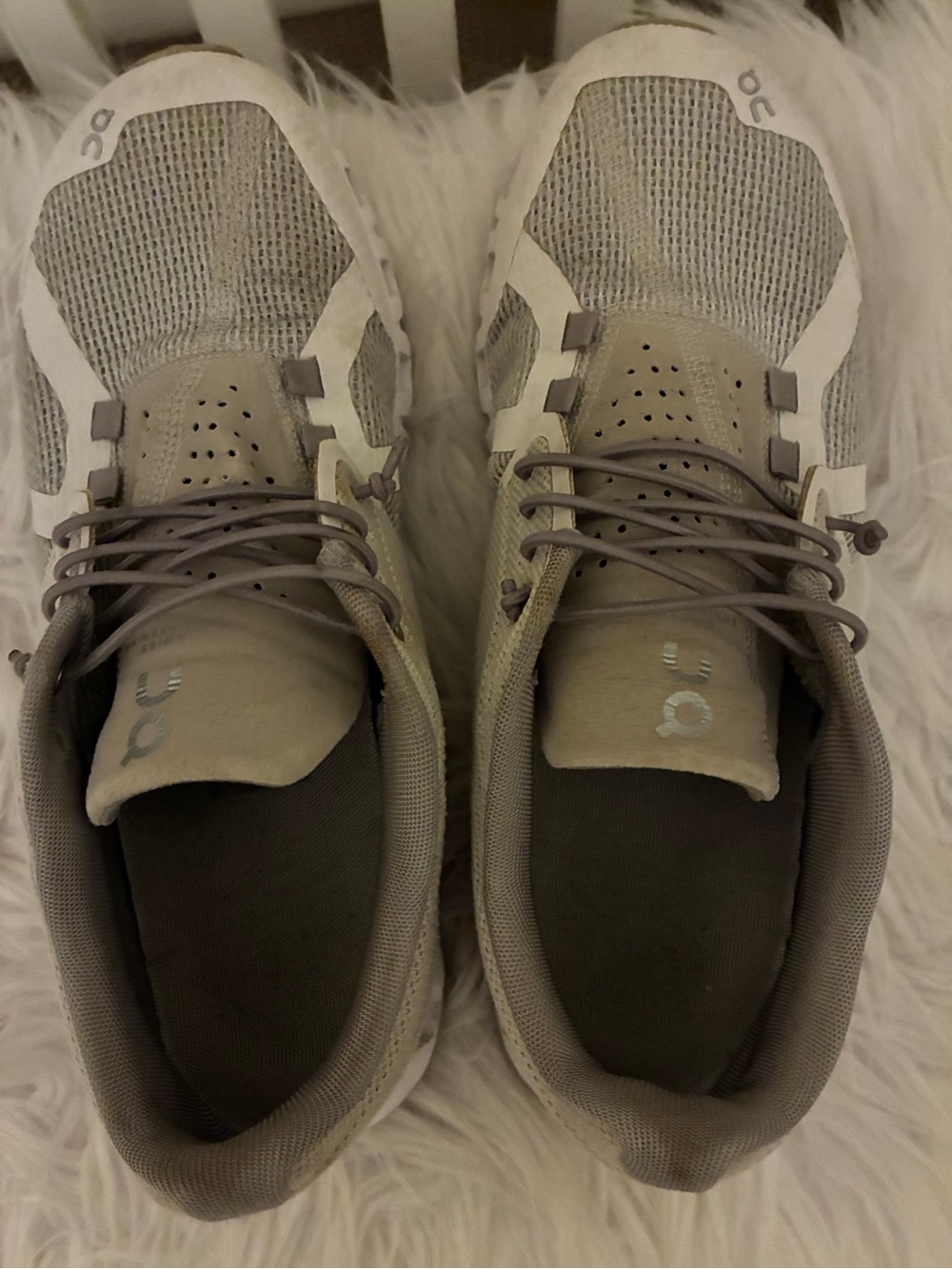 On Running Cloud Women’s Running Shoes Grey/White Sz 8 - Picture 8 of 12